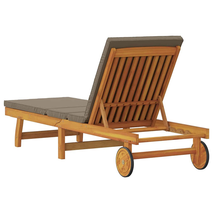 Solstol Brun 199 x 63 x 85 cm Massivt Akacietræ
