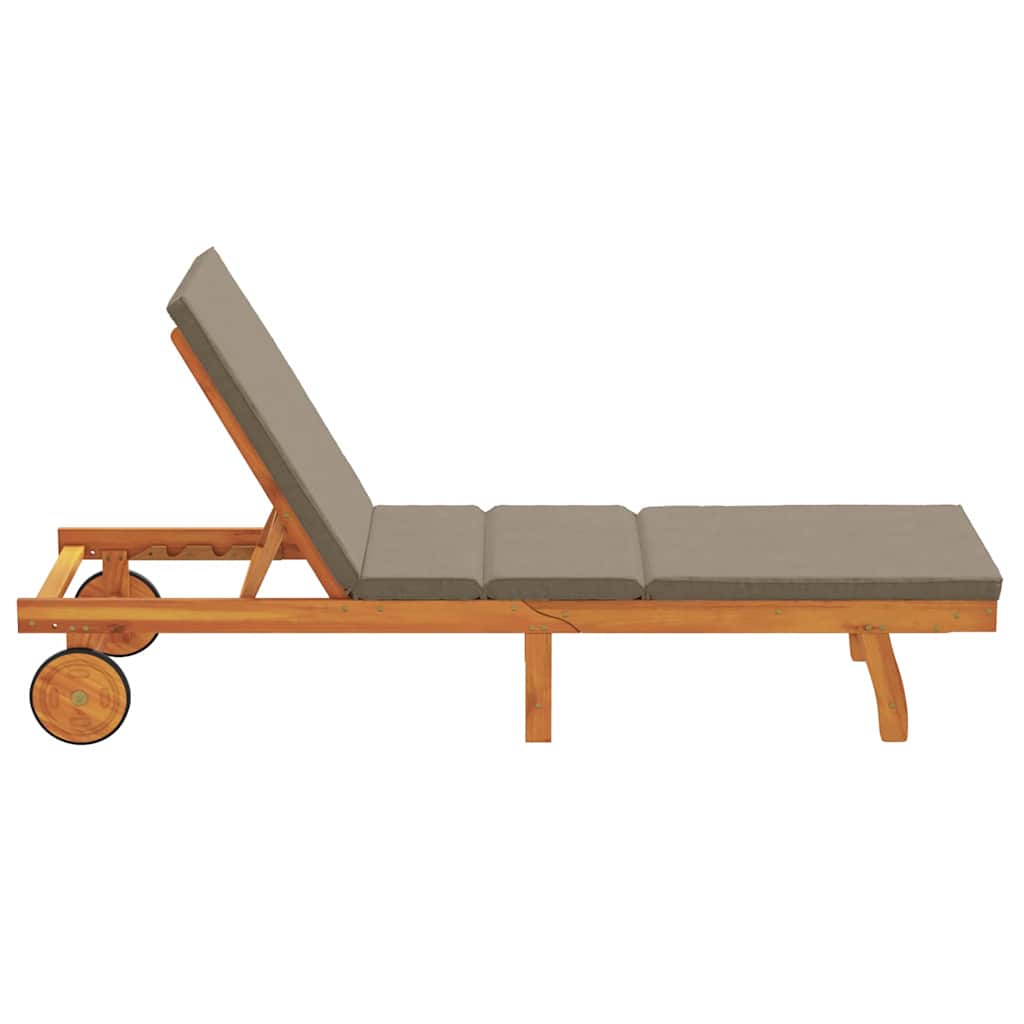 Solstol Brun 199 x 63 x 85 cm Massivt Akacietræ