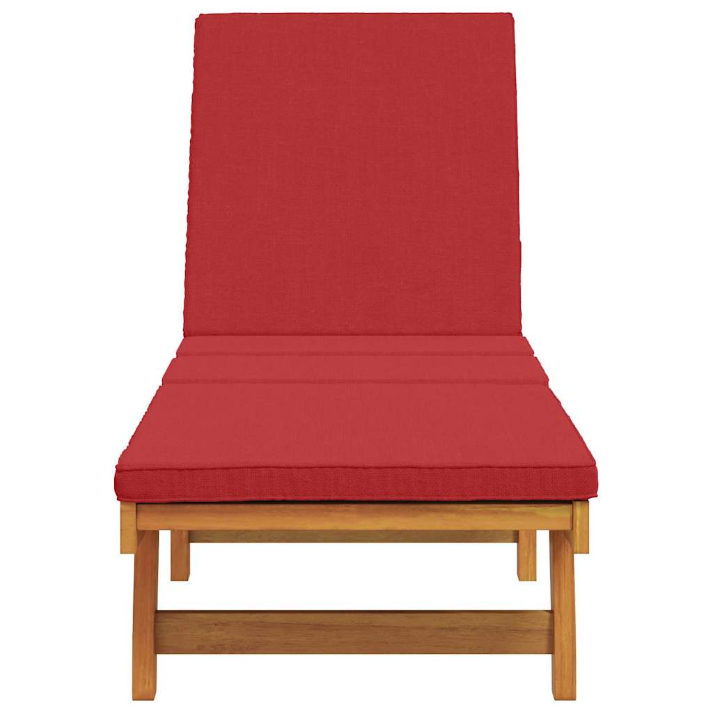 Solstol Brun 199 x 63 x 85 cm Massivt Akacietræ