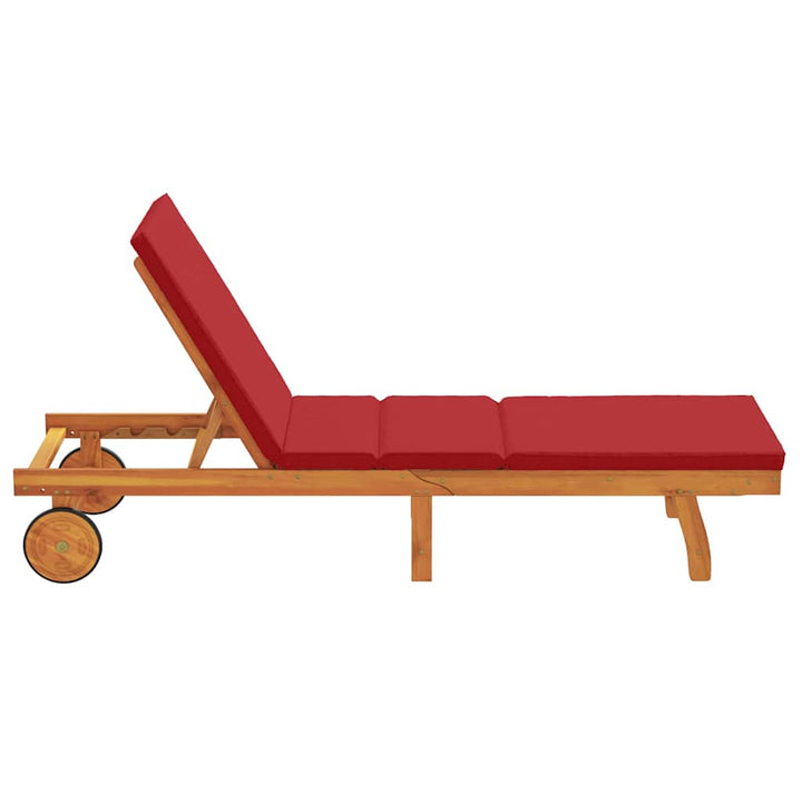 Solstol Brun 199 x 63 x 85 cm Massivt Akacietræ