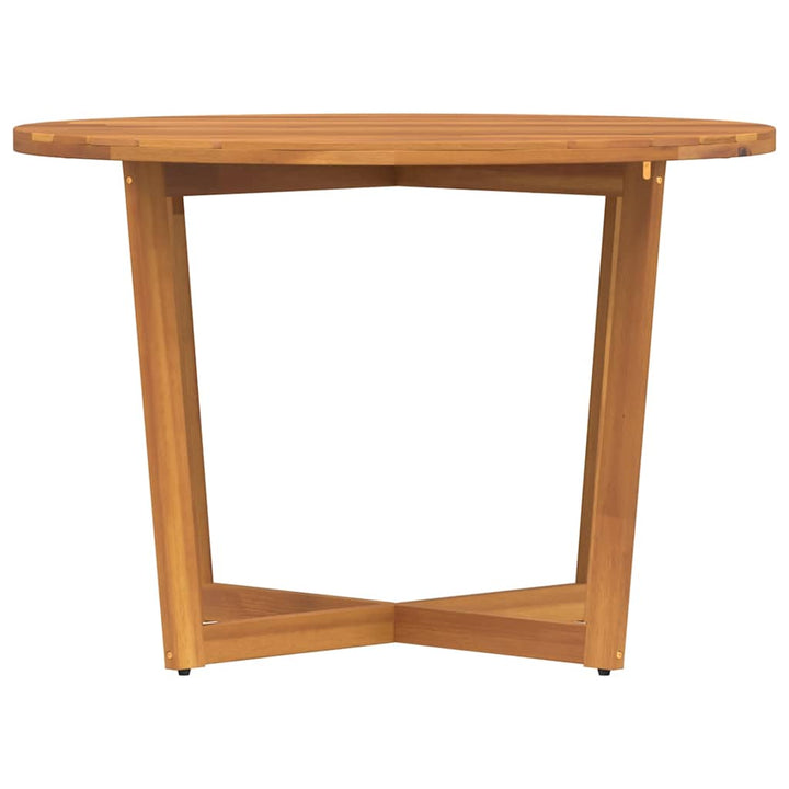 havespisebord rundt Ø110x75 cm massivt træ akacie