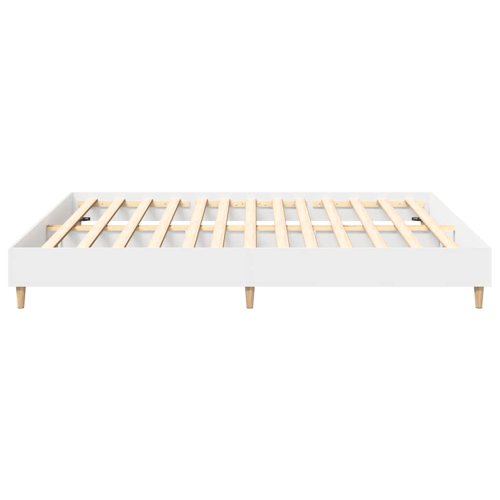 sengestel uden madras 200x200 cm konstrueret træ hvid