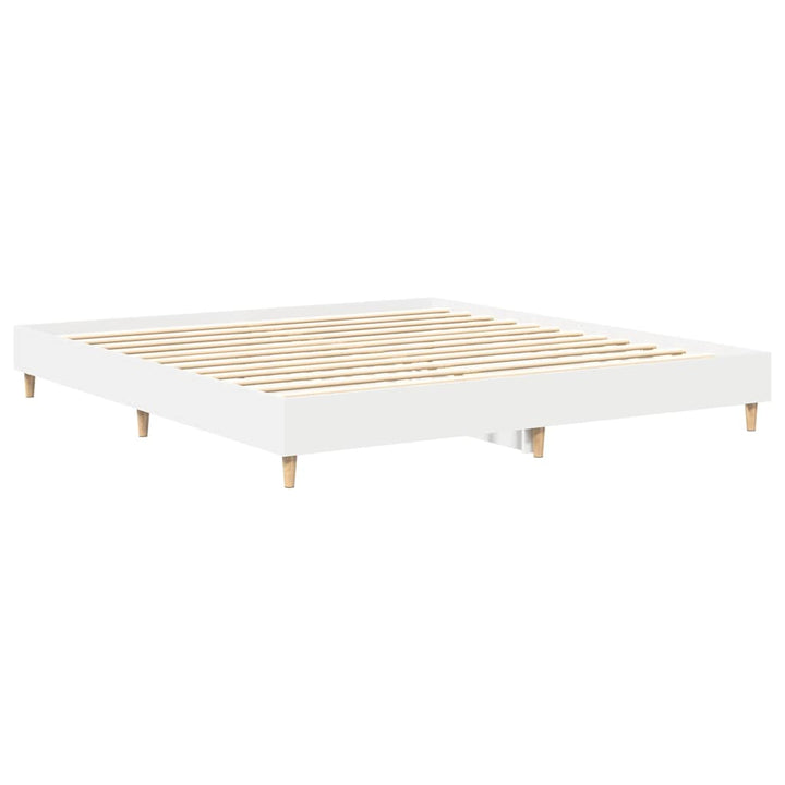 sengestel uden madras 200x200 cm konstrueret træ hvid