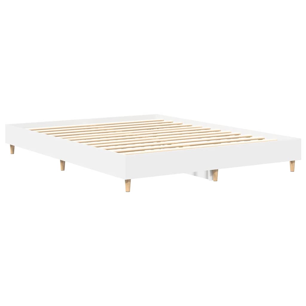 sengestel uden madras 140x200 cm konstrueret træ hvid