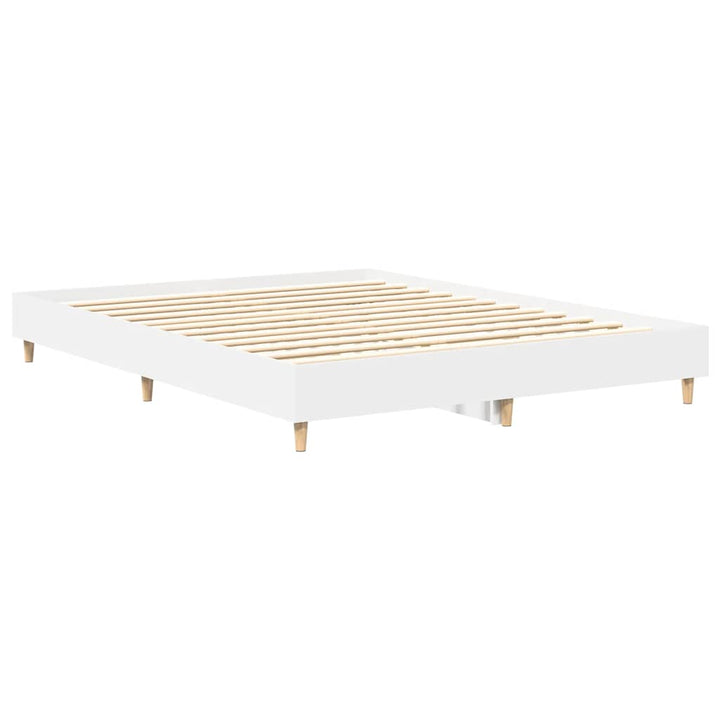 sengestel uden madras 140x200 cm konstrueret træ hvid