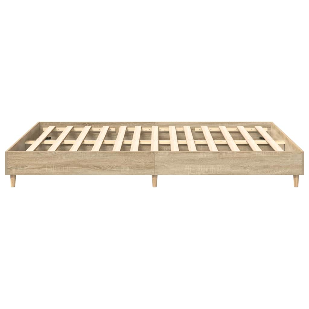 sengestel uden madras 140x200 cm konstrueret træ sonoma-eg