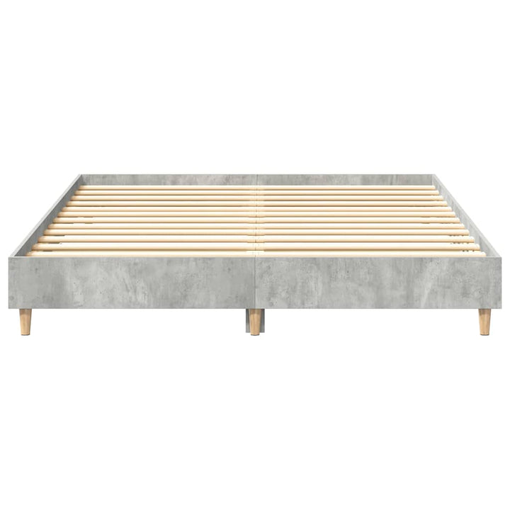 sengestel uden madras 140x200 cm konstrueret træ betongrå