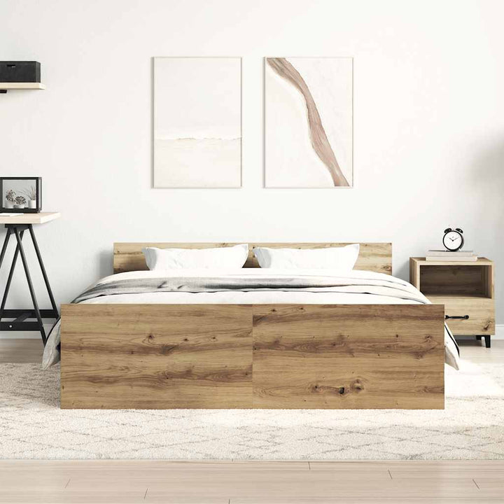 sengestel uden madras 140x200cm konstrueret træ kunsteg