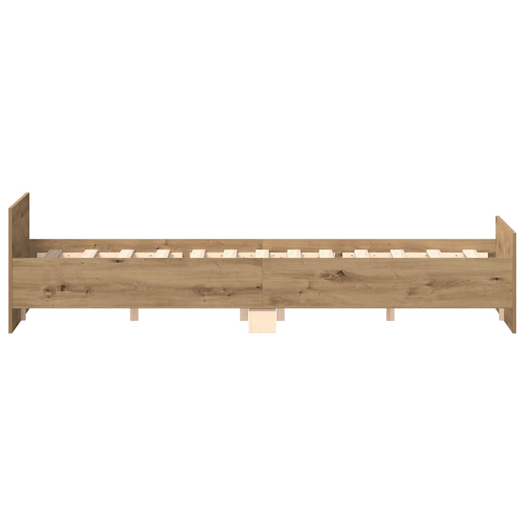 sengestel uden madras 120x190cm konstrueret træ kunsteg