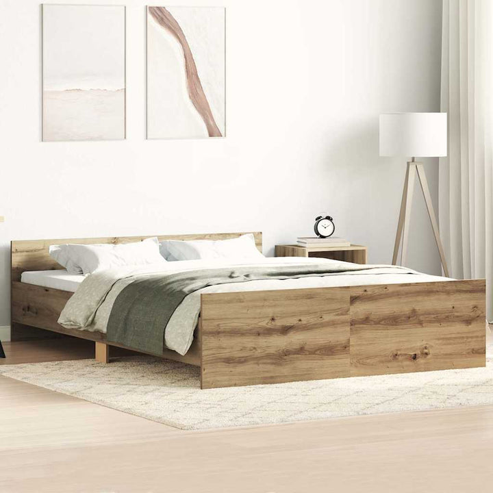 sengestel uden madras 120x190cm konstrueret træ kunsteg