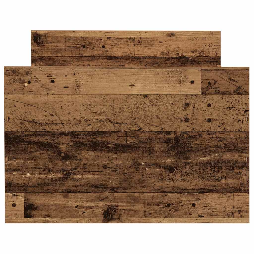 Sengeramme uden madras 90x200cm konstrueret træ antikt træ