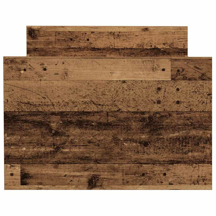 Sengeramme uden madras 90x200cm konstrueret træ antikt træ