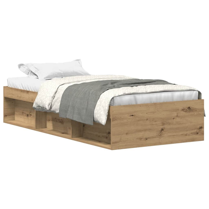 sengeramme 90x200cm uden madras konstrueret træ kunsteg