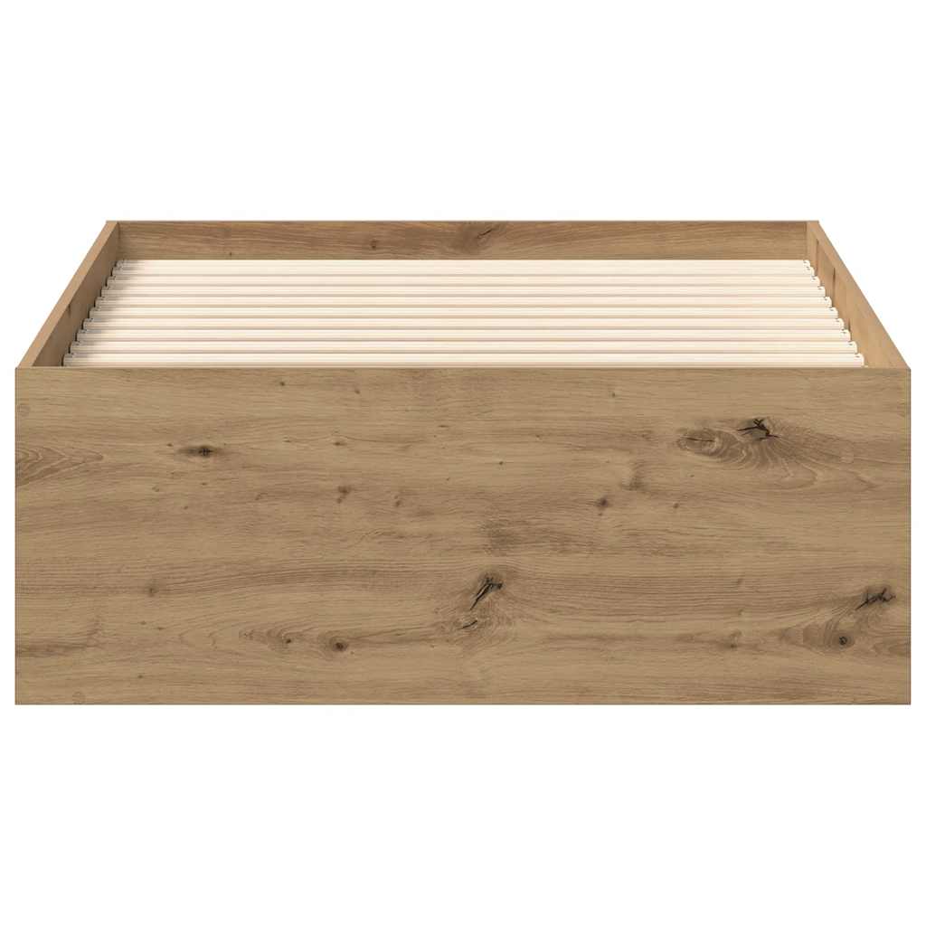 sengeramme 90x200cm uden madras konstrueret træ kunsteg
