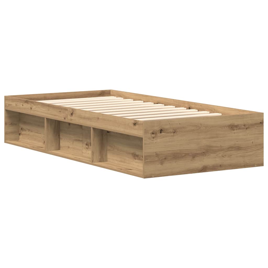 sengeramme 90x190cm uden madras konstrueret træ kunsteg