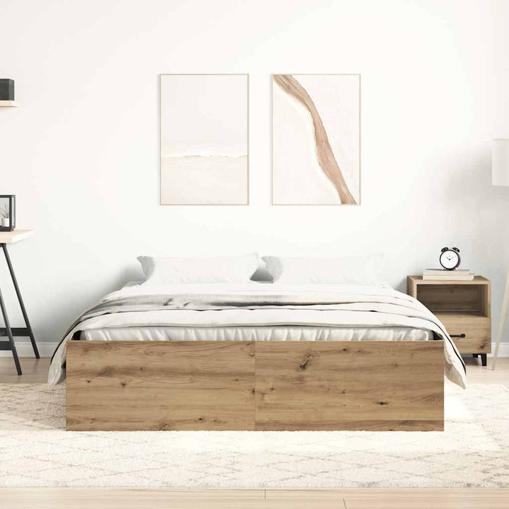 sengestel uden madras 140x200cm konstrueret træ kunsteg