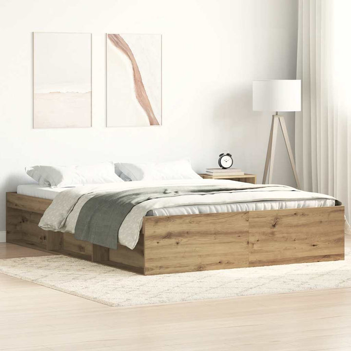 sengestel uden madras 140x200cm konstrueret træ kunsteg