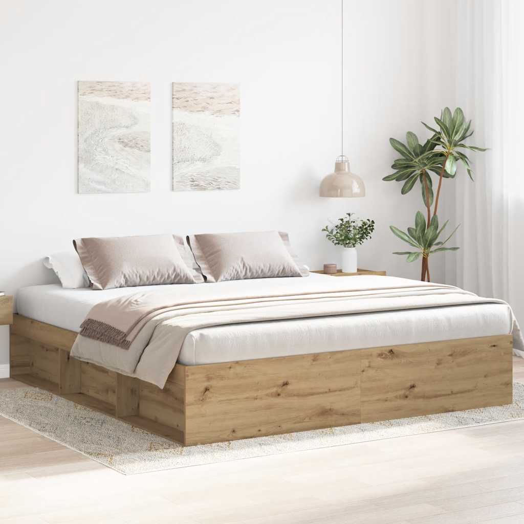 sengestel uden madras 180x200 cm konstrueret træ kunsteg