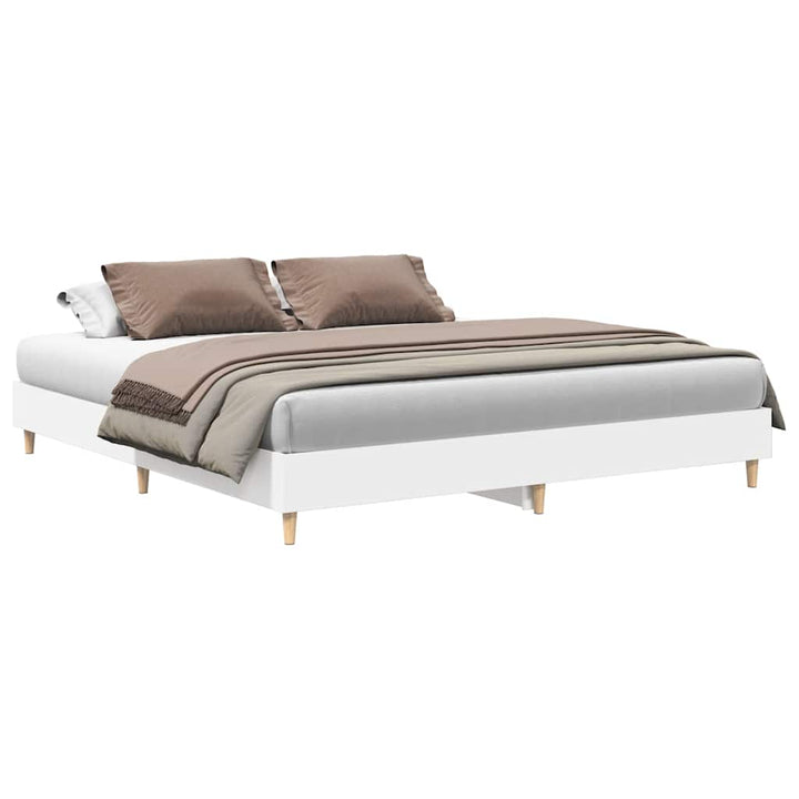 sengestel uden madras 180x200 cm konstrueret træ hvid