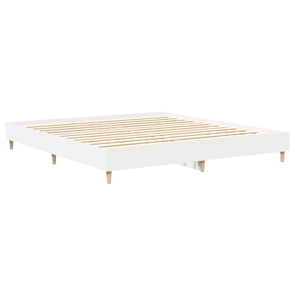 sengestel uden madras 180x200 cm konstrueret træ hvid