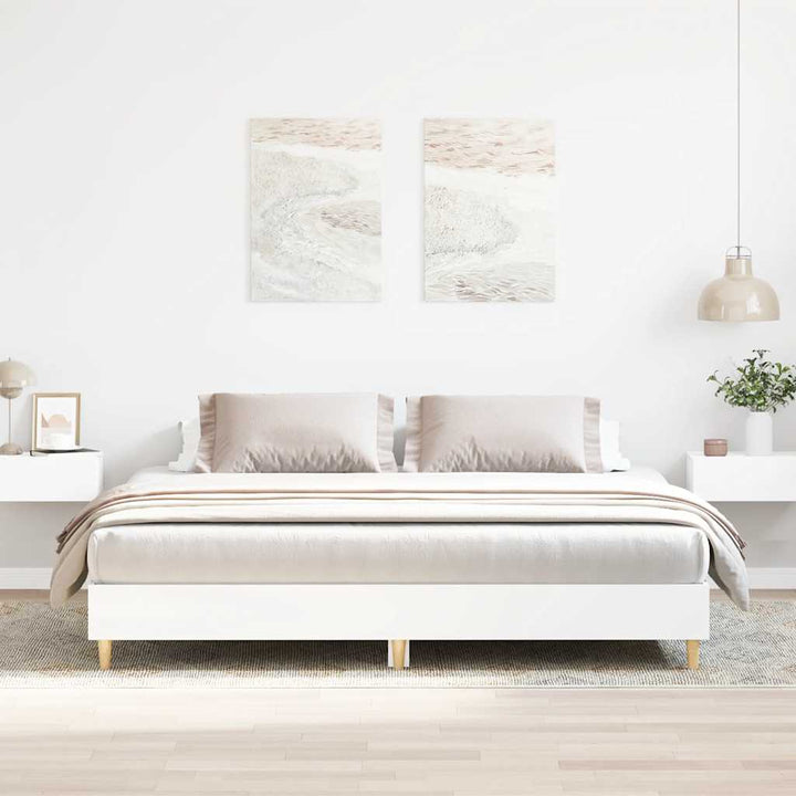 sengestel uden madras 180x200 cm konstrueret træ hvid