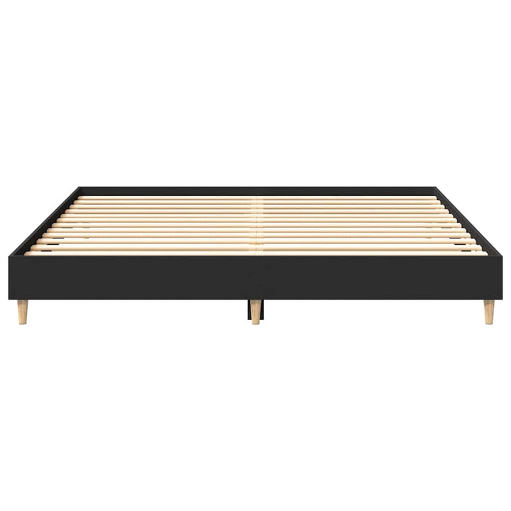 sengestel uden madras 180x200 cm konstrueret træ sort