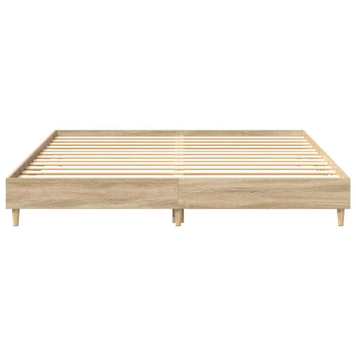 sengestel uden madras 180x200 cm konstrueret træ sonoma-eg