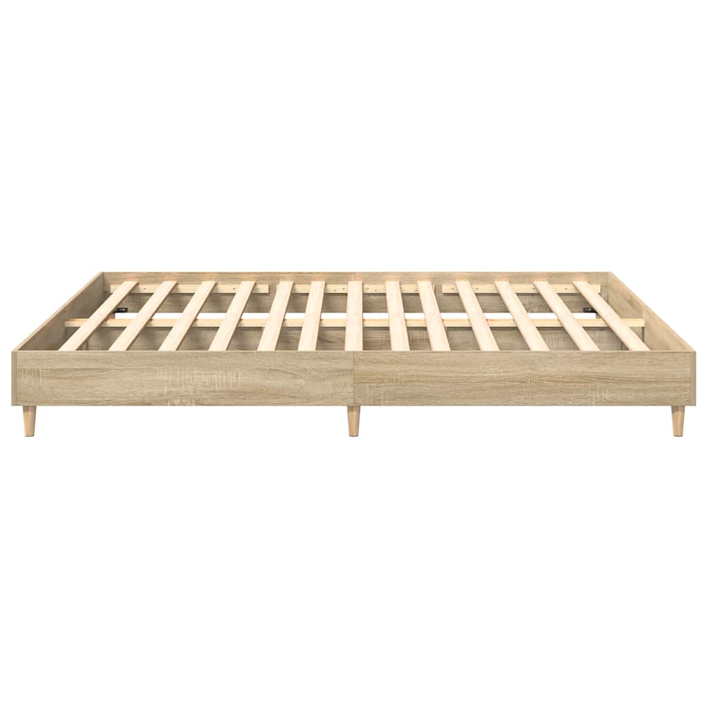 sengestel uden madras 180x200 cm konstrueret træ sonoma-eg