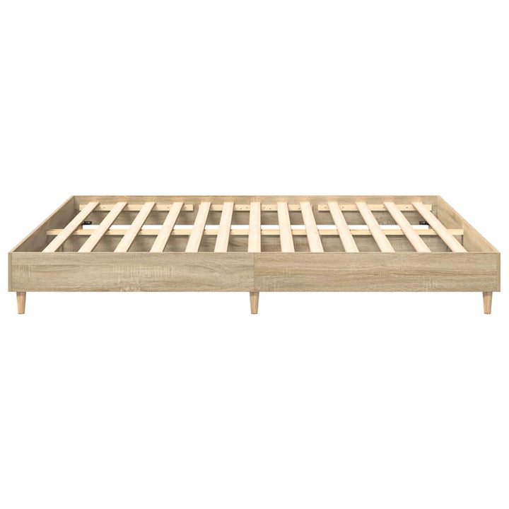 sengestel uden madras 180x200 cm konstrueret træ sonoma-eg