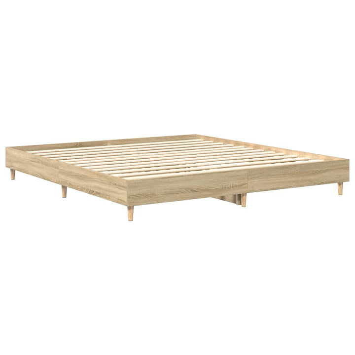 sengestel uden madras 180x200 cm konstrueret træ sonoma-eg