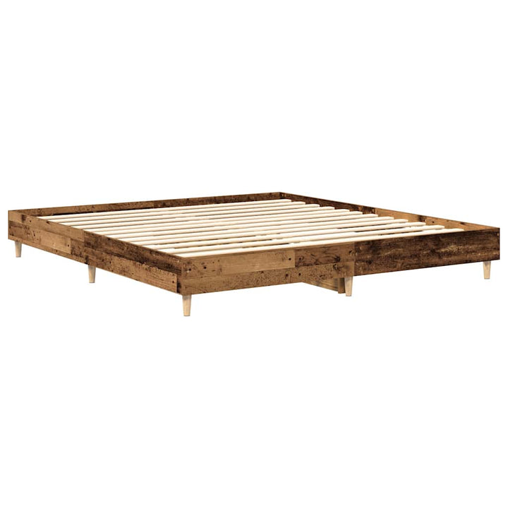 sengestel uden madras 180x200 cm konstrueret træ antikt træ