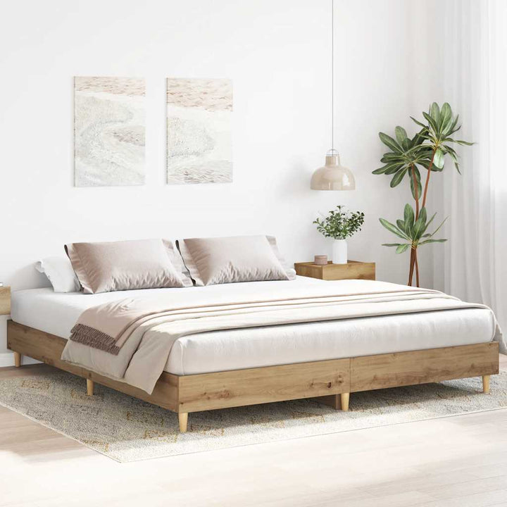 sengestel uden madras 160x200 cm konstrueret træ kunsteg