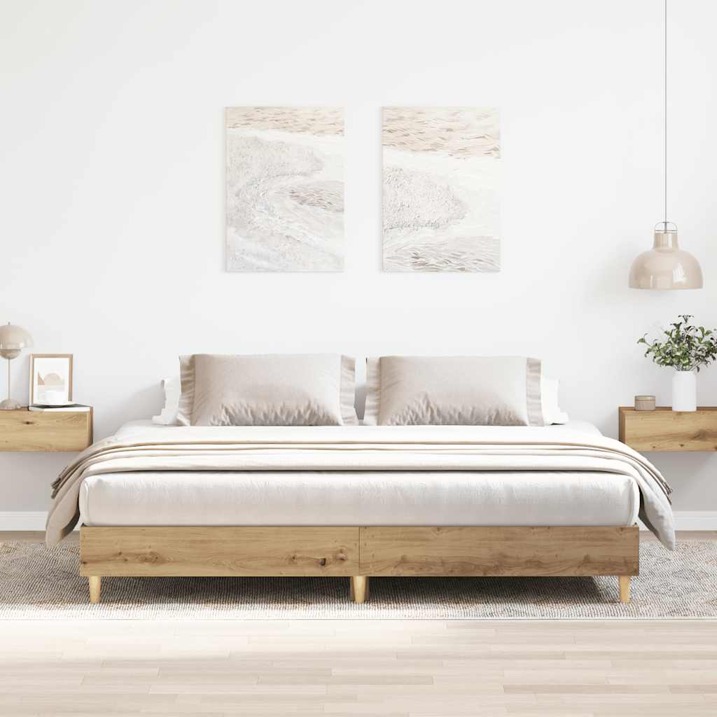 sengestel uden madras 160x200 cm konstrueret træ kunsteg