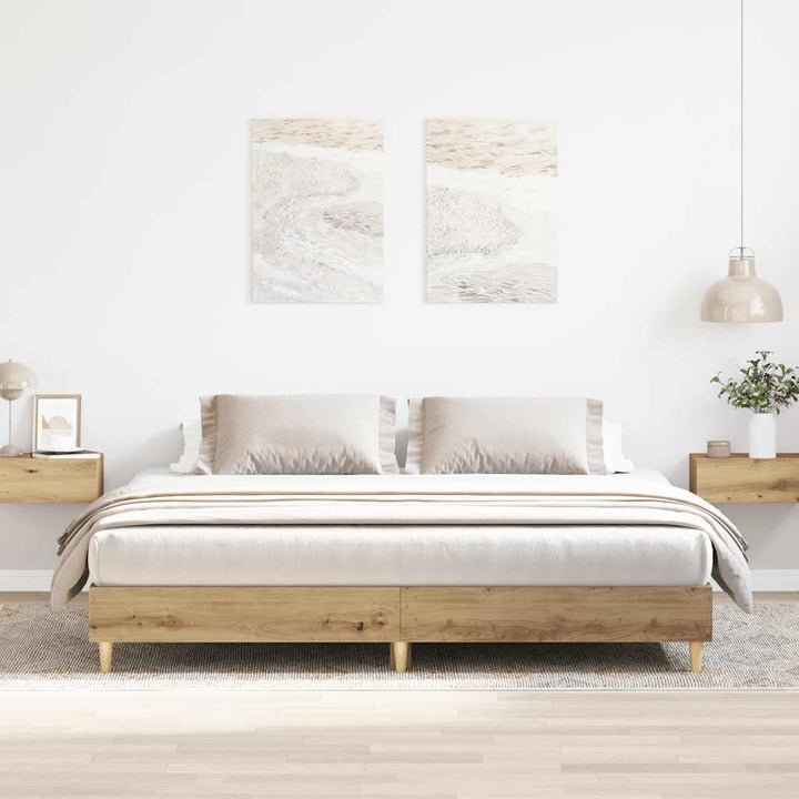 sengestel uden madras 160x200 cm konstrueret træ kunsteg