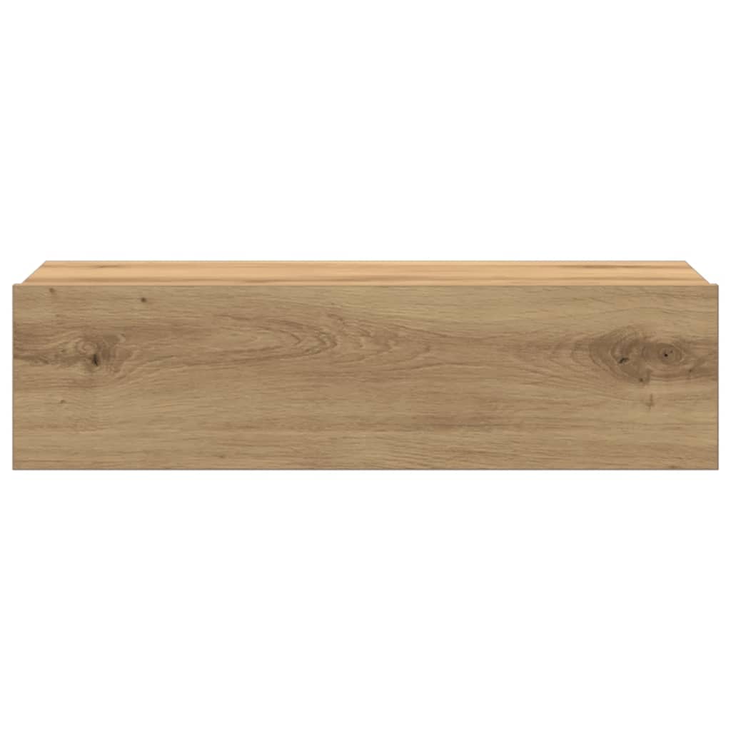 sengebord 60x35 cm konstrueret træ kunsteg