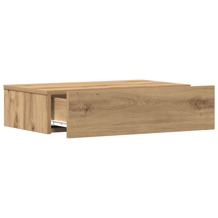 sengebord 60x35 cm konstrueret træ kunsteg