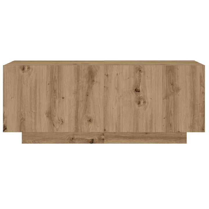 sengebord 100x35x40 cm konstrueret træ kunsteg