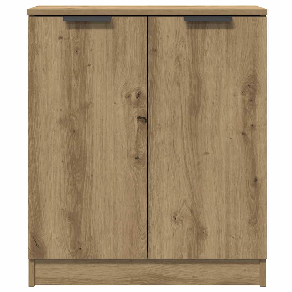 Skænke 3 stk Håndværks eg 60x30x70 cm Konstrueret træ