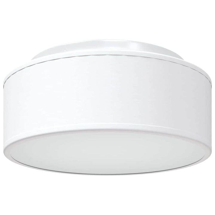 Loftlampe med spotlights Hvid 30 x 30 x 13,5 cm Stof