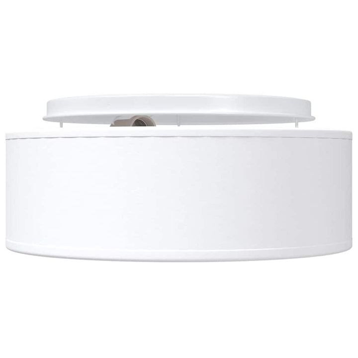 Loftlampe med spotlights Hvid 30 x 30 x 13,5 cm Stof
