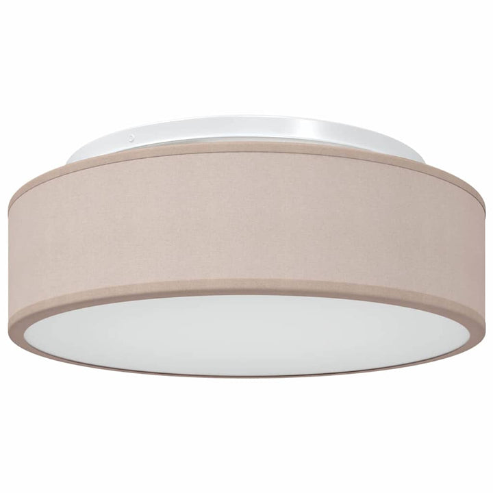Loftlampe med spotlights Gråbrun 38 x 38 x 13,5 cm Stof
