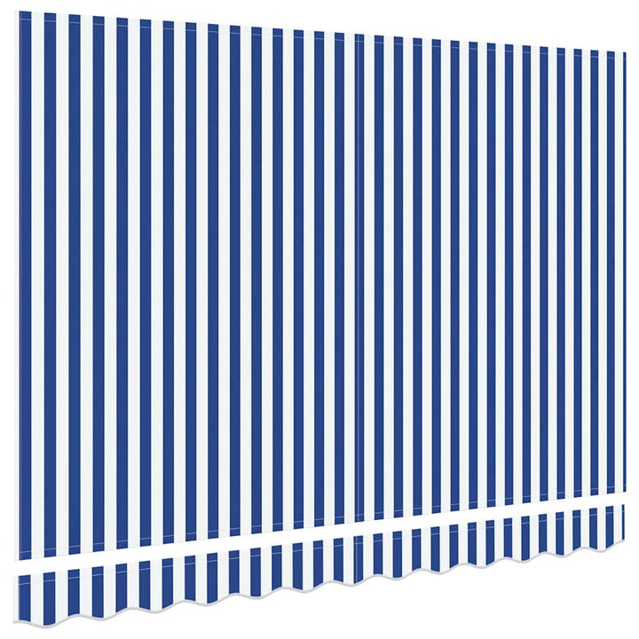 Reservedug til markise Blå og Hvid 3 x 2 m Polyester