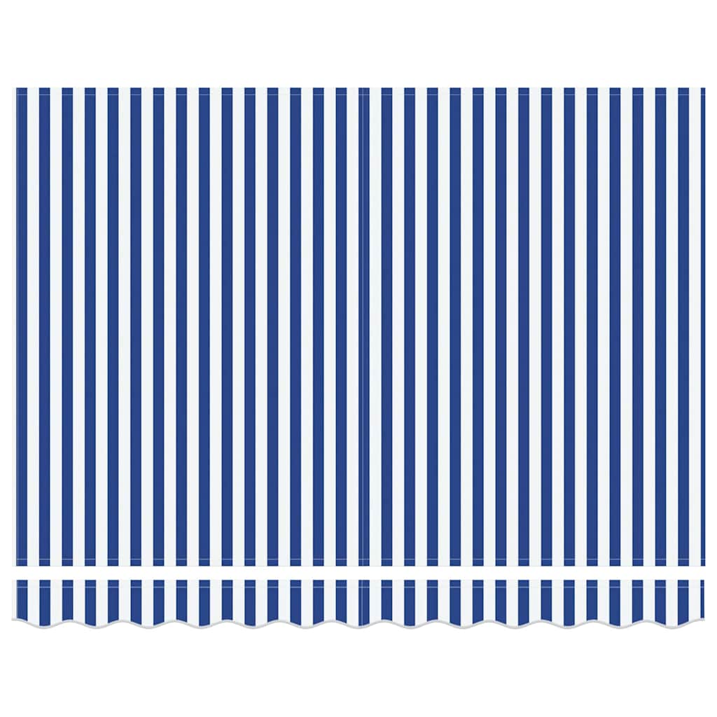 Reservedug til markise Blå og Hvid 3 x 2 m Polyester