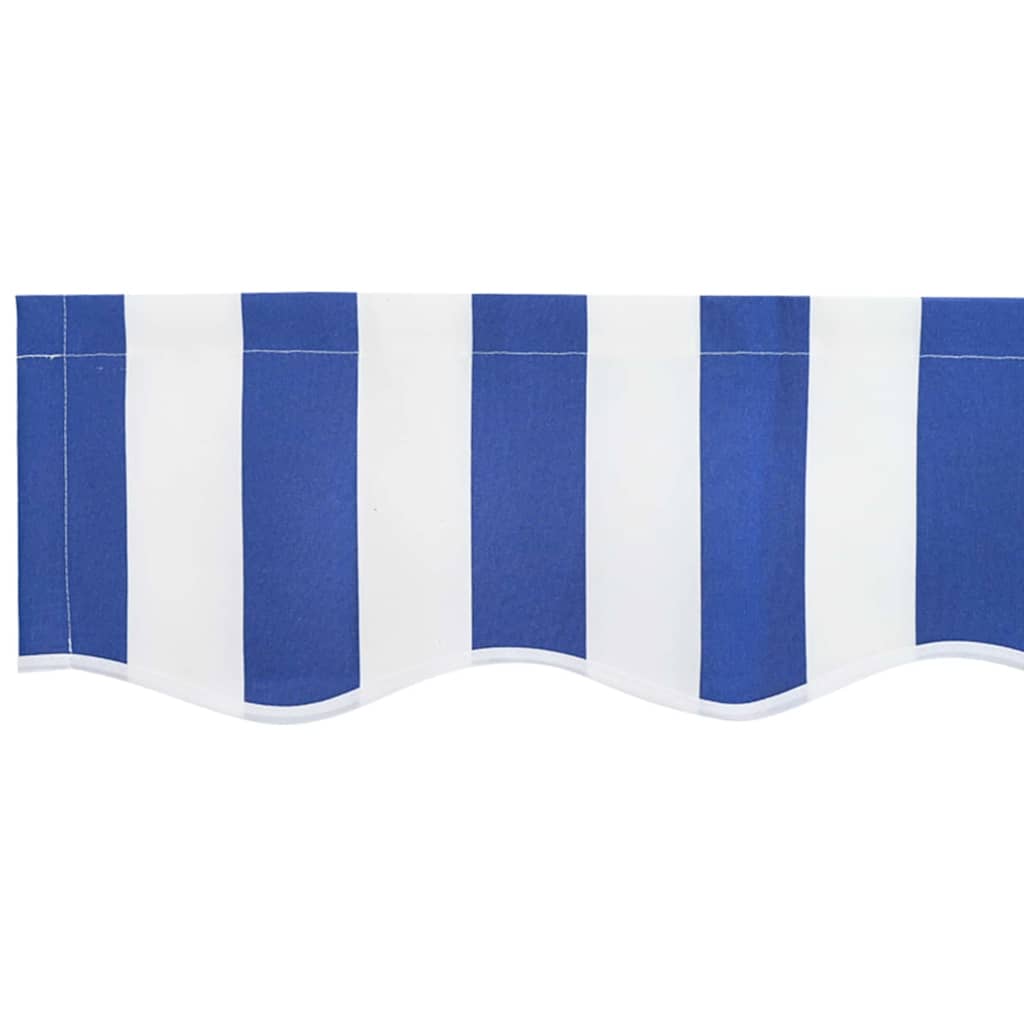 Reservedug til markise Blå og Hvid 3,5 x 2 m Polyester