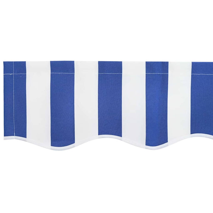 Reservedug til markise Blå og Hvid 3,5 x 2 m Polyester