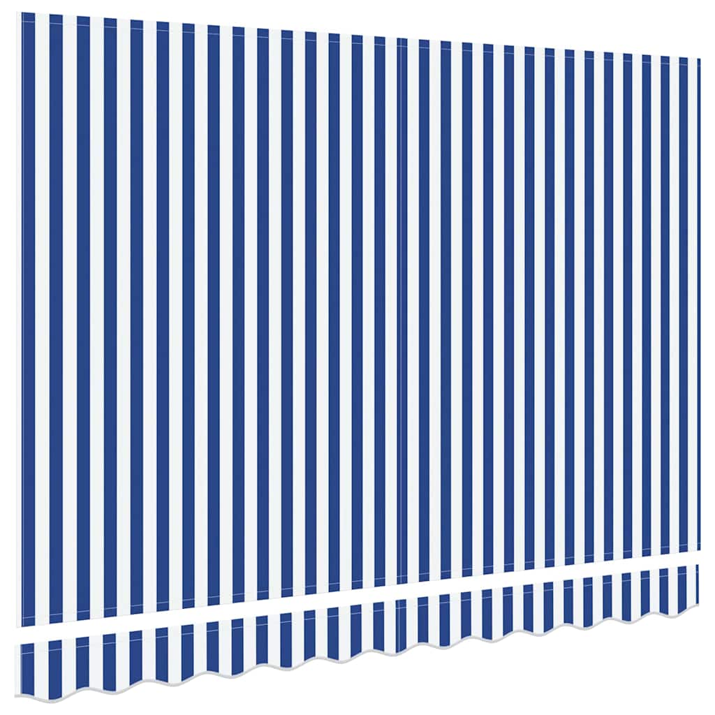 Reservedug til markise Blå og Hvid 3,5 x 2 m Polyester