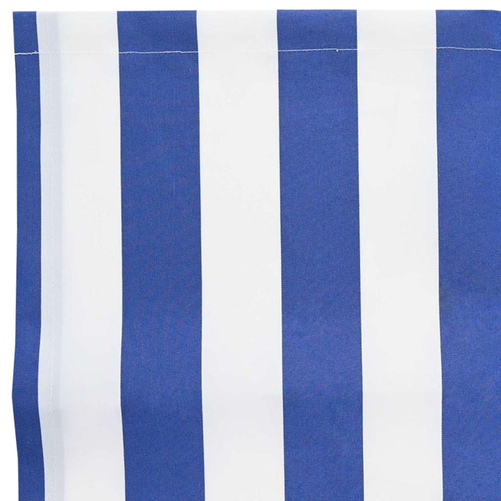 Reservedug til markise Blå og Hvid 4 x 2 m Polyester