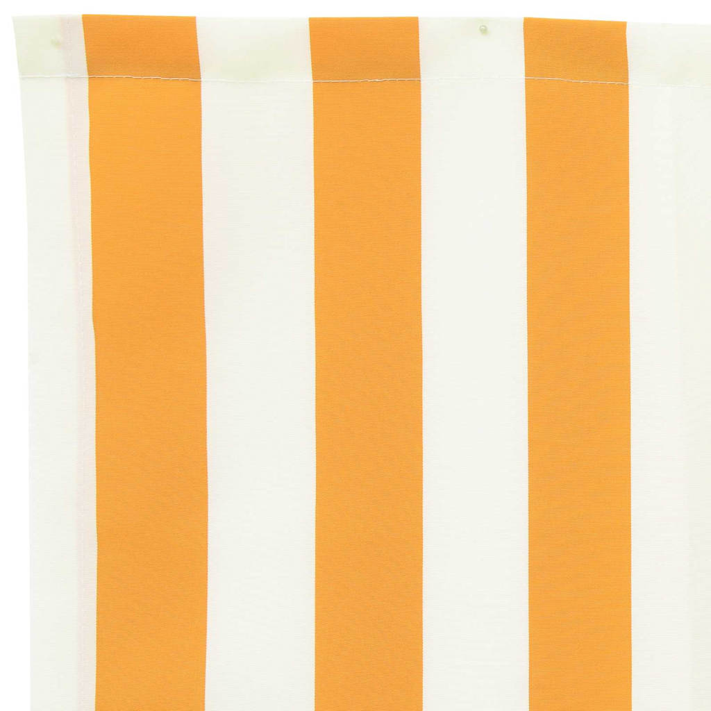 Reservedug til markise Gul og Hvid 3 x 2 m Polyester