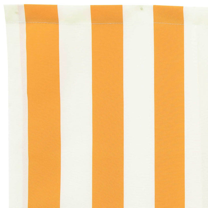 Reservedug til markise Gul og Hvid 3 x 2 m Polyester