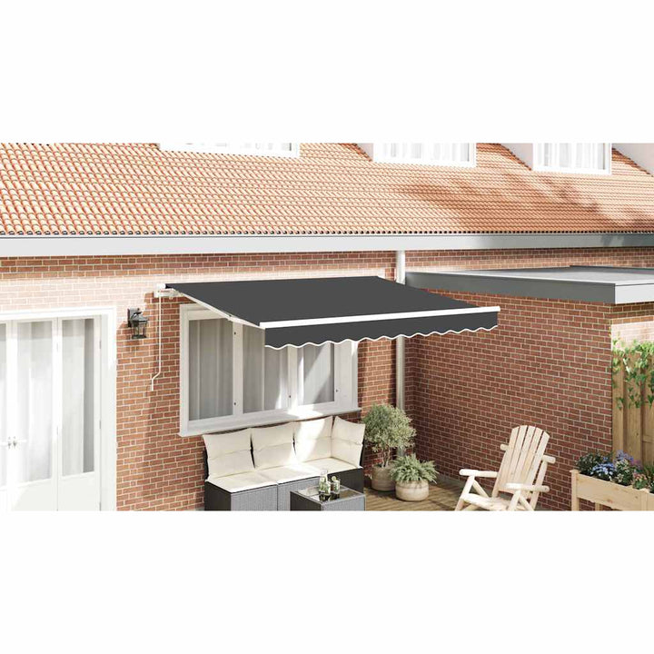 Reservedug til markise Antracit 3 x 2 m Polyester